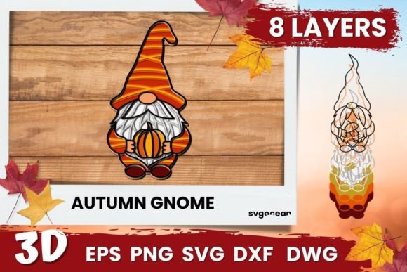3D Fall Gnome Svg: A Creative Resource for All