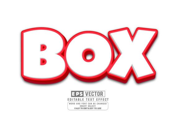 Box 3D Editable Text Effect Vector: A Versatile Design Tool for Creative Professionals