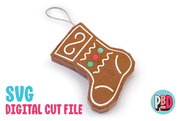 Crafting a 3D Gingerbread Stocking Ornament