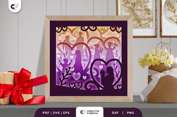 Crafting Emotional Depth: A Guide to the Mom and Son 3D Shadow Box SVG