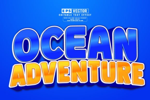 Evaluating the Ocean Adventure 3d Editable Text Effect for Design Projects