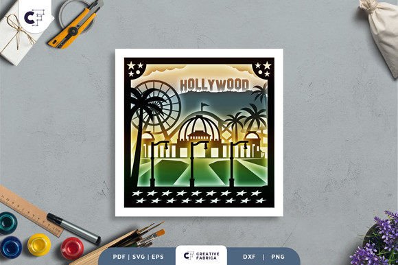 Los Angeles Landmark 3D Shadow Box: A Creative Way to Celebrate the City