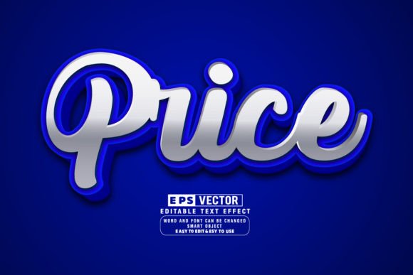 Price 3d Editable Text Effect Vector: A Versatile Tool for Modern Designers