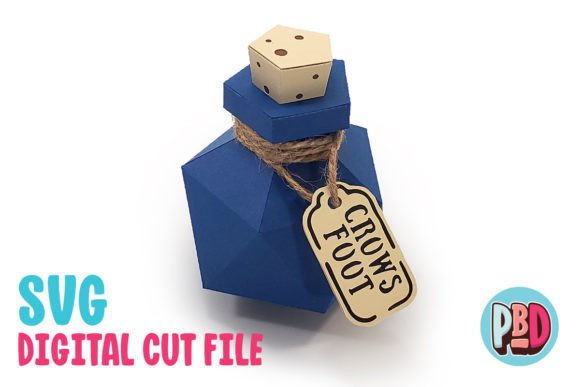 Strategic Design Implementation: Leveraging the Crow's Foot Potion 3D Papercraft for Brand and Event Success