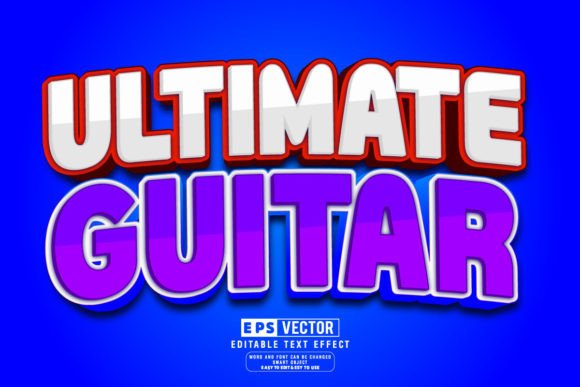 Ultimate Guitar 3D Editable Text Effect: A Versatile Tool for Creative Professionals
