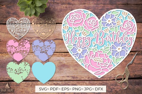Unlocking the Magic of 3D Happy Birthday Card SVG Layered Paper Designs